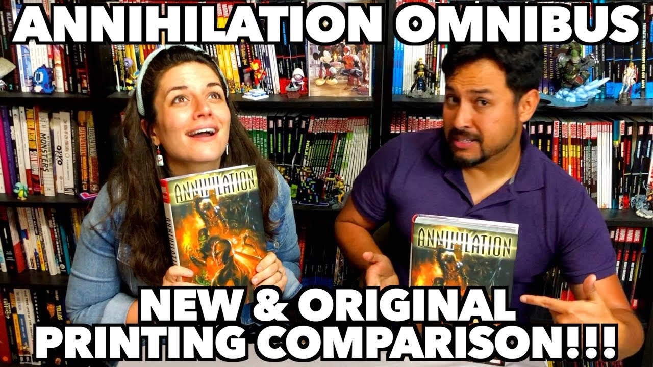 Annihilation Omnibus Original and New Printing Comparison!!!