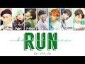 BTS 방탄소년단 Run Ballad Mix Colour Coded Lyrics Han Rom Eng mp3