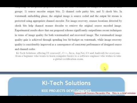 A SOURCE CHANNEL CODING APPROACH TO DIGITAL IMAGE PROTECTION AND SELF RECOVERY