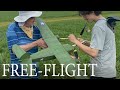 Rubber-Powered Cessna C-106 Loadmaster - Trim Session - Geneseo, NY