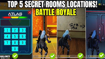 TOP 5 Geheime Kamers in COD MOBILE Battle Royale 2025 | Geheime Plekken voor Hoge Buit in CODM