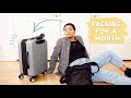 How to Pack for a Month Trip in a Carry-On | Tips & Tricks