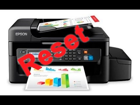 Reset Epson L575 (SOLUCION ERROR DE ALMOHADILLAS) - YouTube