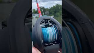 Blue Camo Braid 🌊 Watch This Cast 🤯 #reactiontackle #fishing