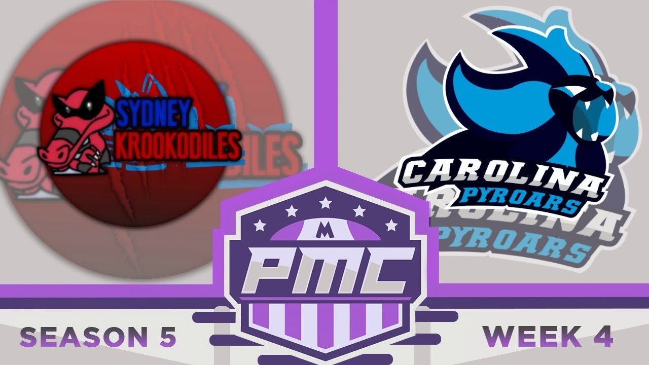 PMC S5 W4 Team Builder SYDNEY KROOKODILES VS CAROLINA PYROARS