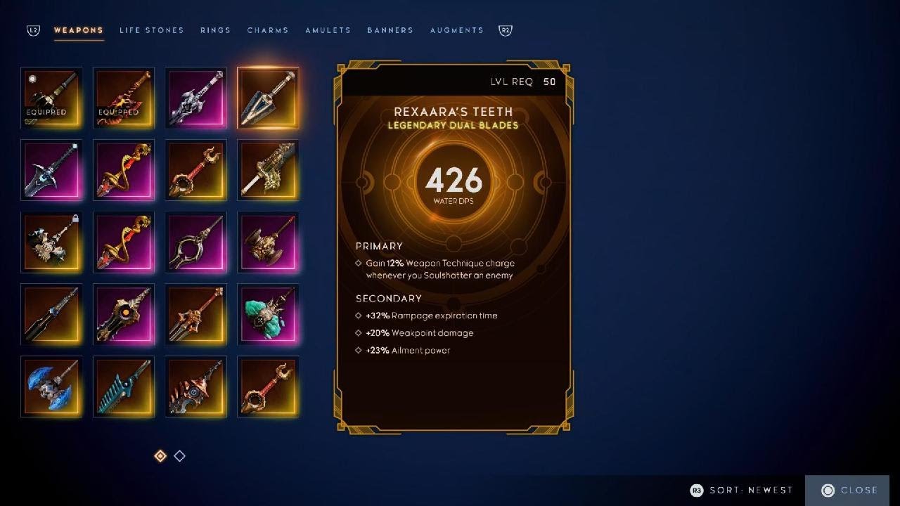 Godfall: Challenger Edition-PS5 4k HDR - How to upgrade epic weapon to legendary weapon