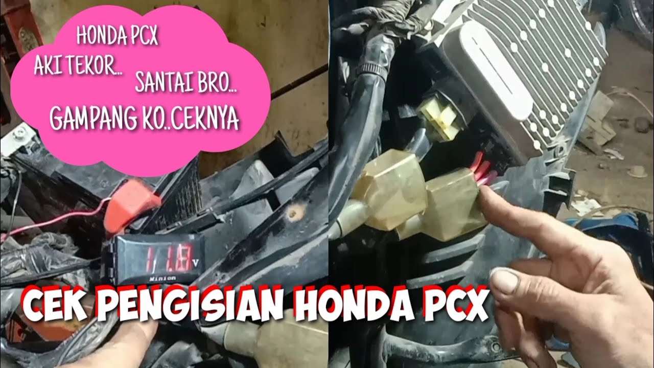 Cara Mudah Cek Pengisian Aki Honda PCX 150#Vario150#VarioLed