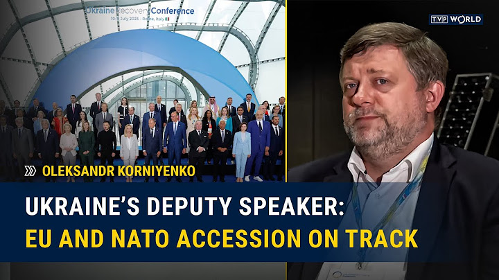 Ukraine’s Deputy Speaker: EU and NATO accession "absolutely on track" | Ukraine Recovery Conference