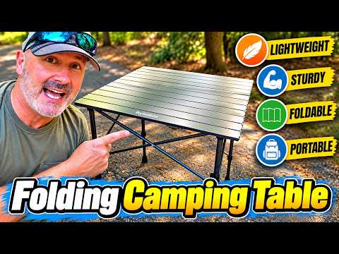 Sturdy Lightweight Folding Aluminum Camping Table from Byliable — video thumbnail