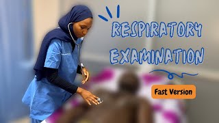 Respiratory Examination -  Fast Version
