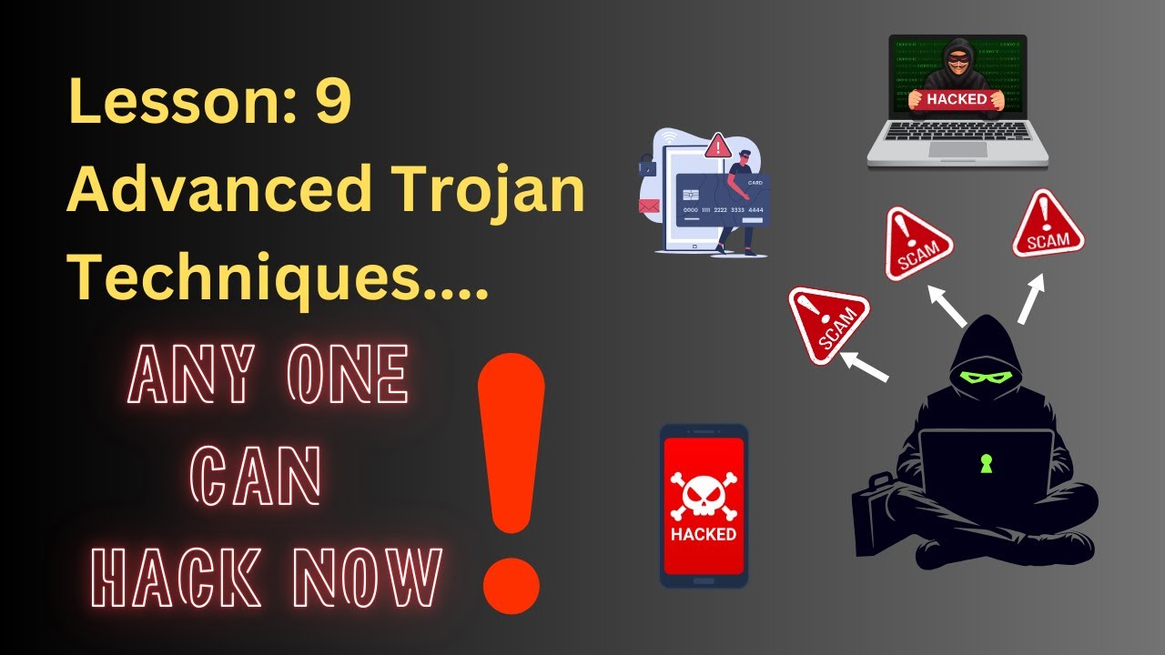 Lesson:9. Advanced Trojan Techniques: Trojan Malware Deep Dive | Cybersecurity Defense