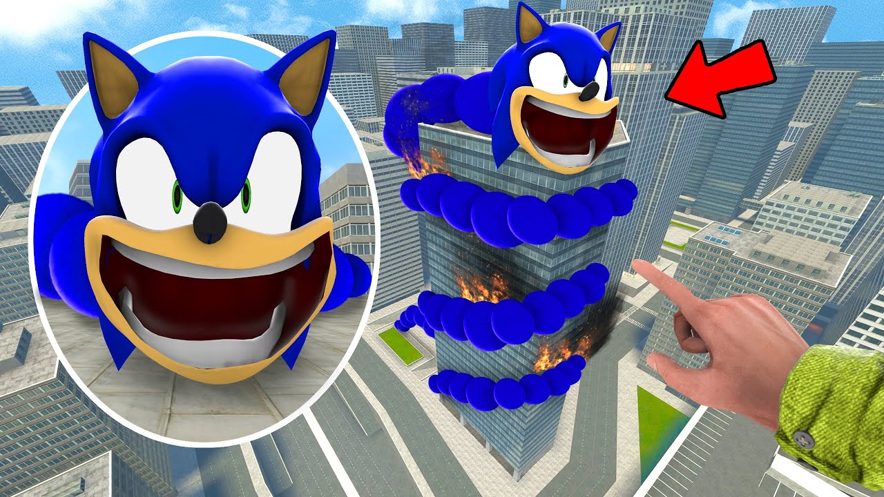 Roblox Hungry Worm Sonic Rumi is Hunting Me | Kpop Demon Hunters In Gmod