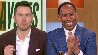 JJ Redick Calls Himself a Plumber After Being Compared to Steph Curry! Bob Cousy First Take NBA