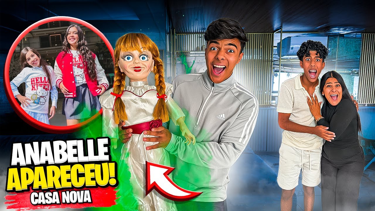 A BONECA MAL ASSOMBRADA APARECEU AQUI DEPOIS DA VISITA DAS IRMÃS PINA!😱 