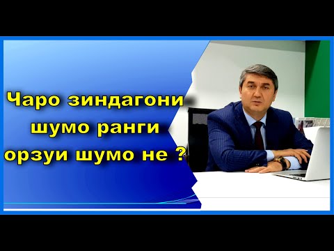 Кадом соҳаро барои худ интихоб мекунед? Саидмурод Давлатов