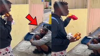 YouTuber 'Pranks' Homeless Person For Views..