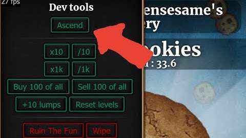 How to get dev tools on Cookie Clicker