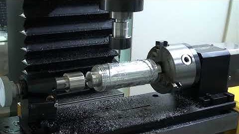XK300A Small four axis CNC  machining of mask hob