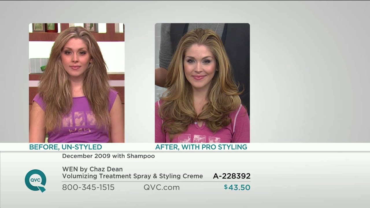 Wen By Chaz Dean Volumizing Treatment Spray Styling Creme With