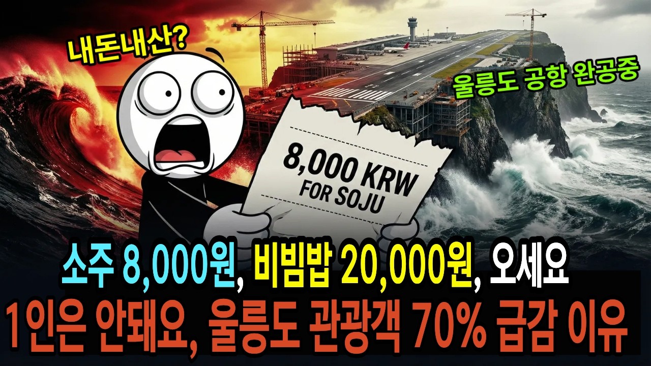 7,000억 쏟아부었는데... 지금 울릉도에 '사람'이 안 보이는 소름 돋는 이유