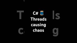 Race Condition in C#: Why Threads Break Your Counter
