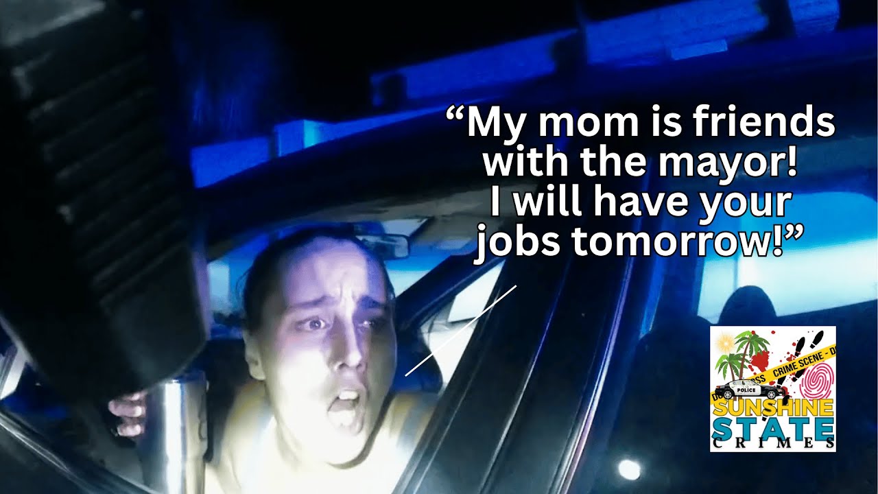 Florida Woman Arrested after Obstructing Traffic Stop - YouTube
