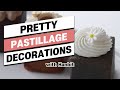 Secret decoration technique PASTILLAGE | Pastry 101 | Versatile decoration tool for pastry
