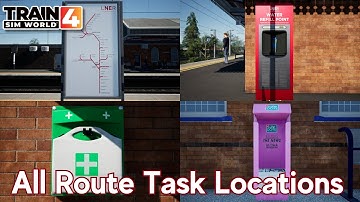 All Route Task Locations - East Coast Main Line: Peterbrough - Doncaster - Train Sim World 4