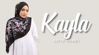Kayla Ky08 Satin Shawl 2021 New Release Qaira Hijab