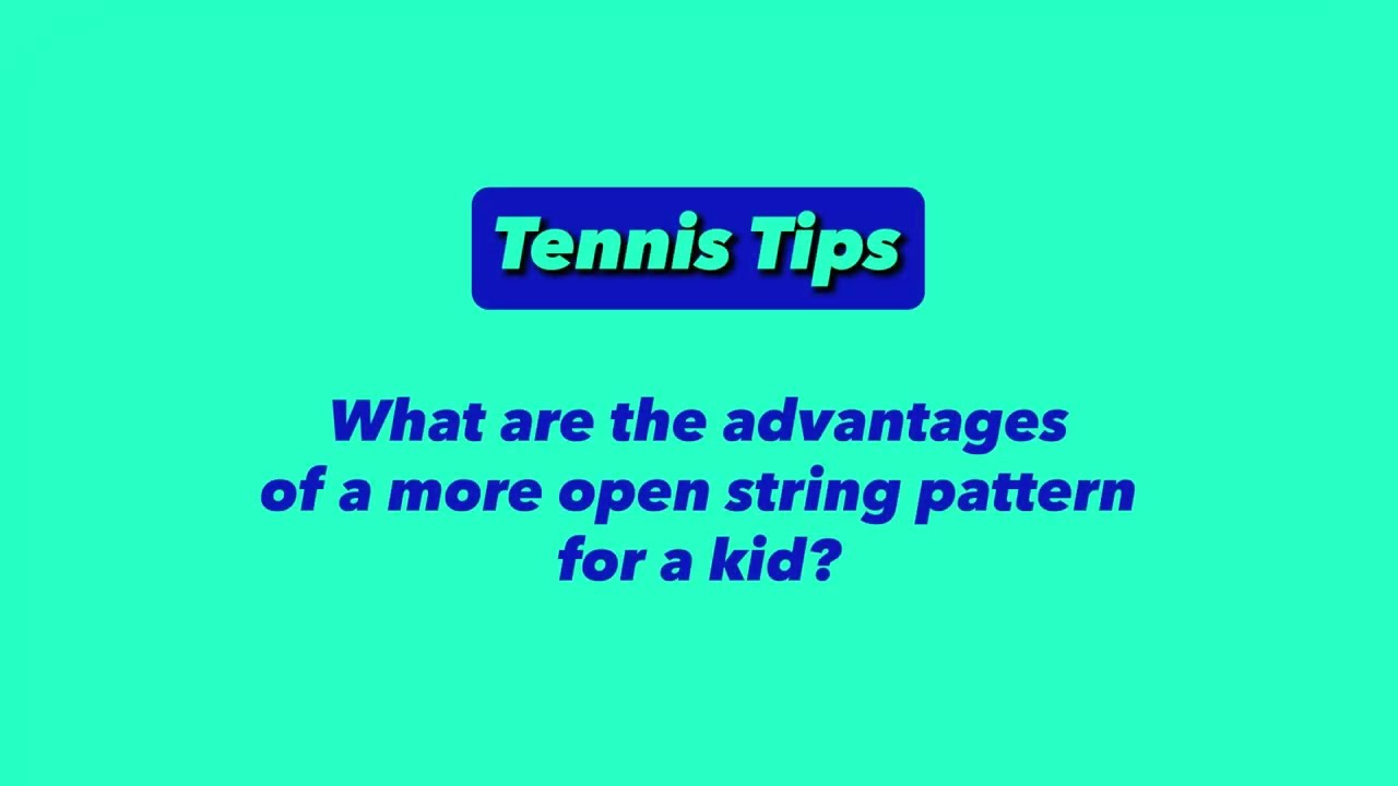 Babolat Tutorials: The advantages of a more open string pattern | Babolat
