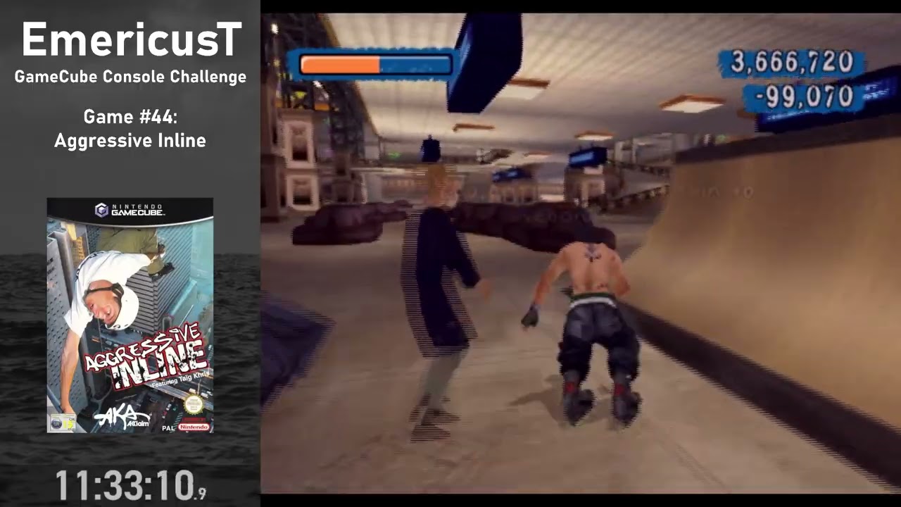 Beating Every GameCube Game - Aggressive Inline (100%) - Part 2/3 (Game 44)