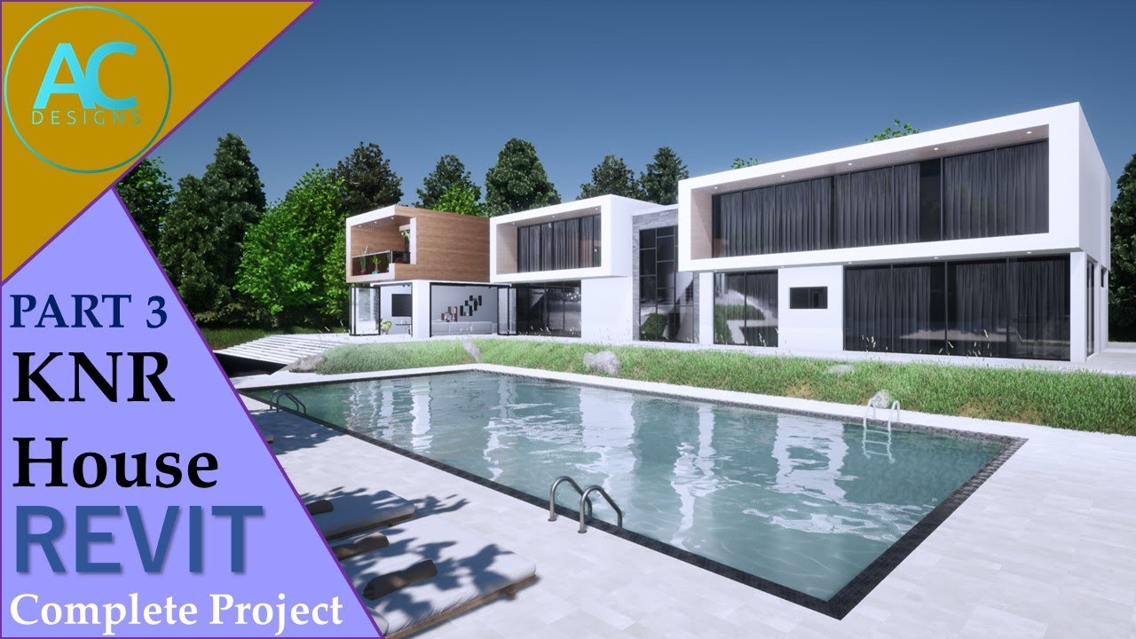 KNR House | Part 3 | Complete Step by Step Project | Revit Tutorial ...