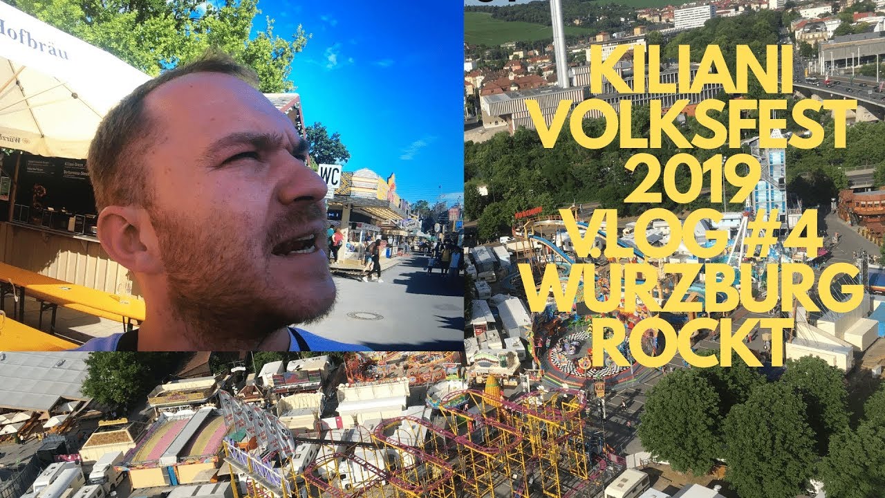 Kiliani Volksfest Würzburg 2019 Vlog #4 Würzburg Rockt
