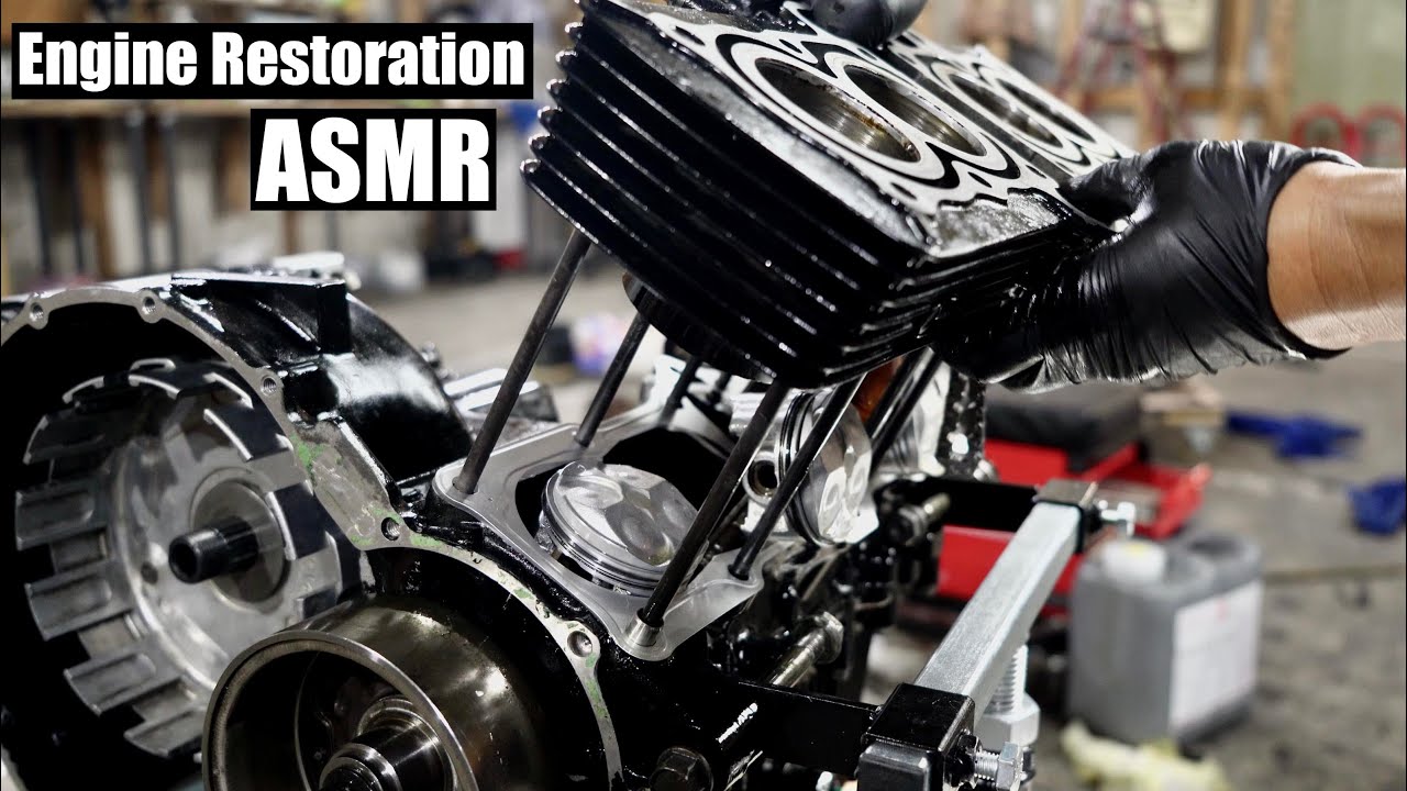 ASMR｜Успокаивающий звук инструментов, используемых при восстановлении двигателя. ｜ХОНДА CB400