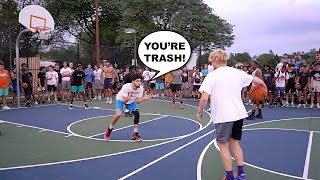 Trash Talker CLAPS In My Face Then Gets EXPOSED! 5v5 Basketball At The Park! screenshot 4