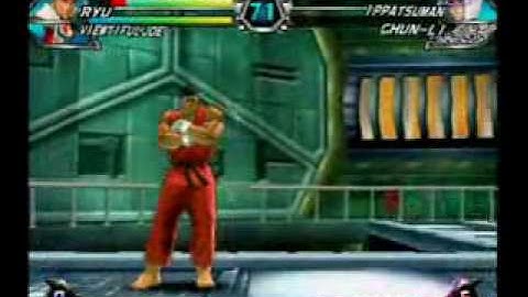 Tatsunoko vs Capcom: Ultimate All-Stars Arcade Mode As Ryu/Viewtiful Joe Part 2/2