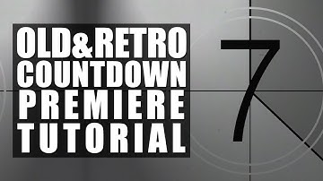Premiere Tutorial: How to Old Movie Countdown in Adobe Premiere