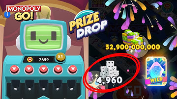 GETTING 4925+ FREE DICE‼️ MONOPOLY GO! PEG-E EVENT GAMEPLAY #monopolygo