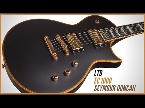 KM Ltd EC-1000FM Deluxe ダンカンピックアップ ESP LTD EC 1000 Deluxe Seymour Duncan PUs | Metal Playthrough