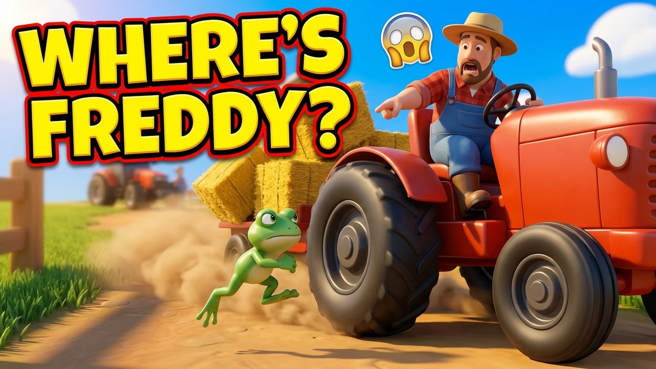 The Little Helper! 🐸 Freddy Saves the Hay & Farmer Dave