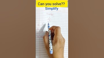 Simplify#shorts#video #maths #education #youtubeshorts #lawofexponents #edit #explore #trending#like