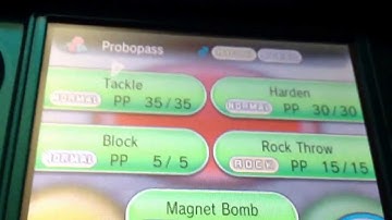 Nosepass evolving into Probopass