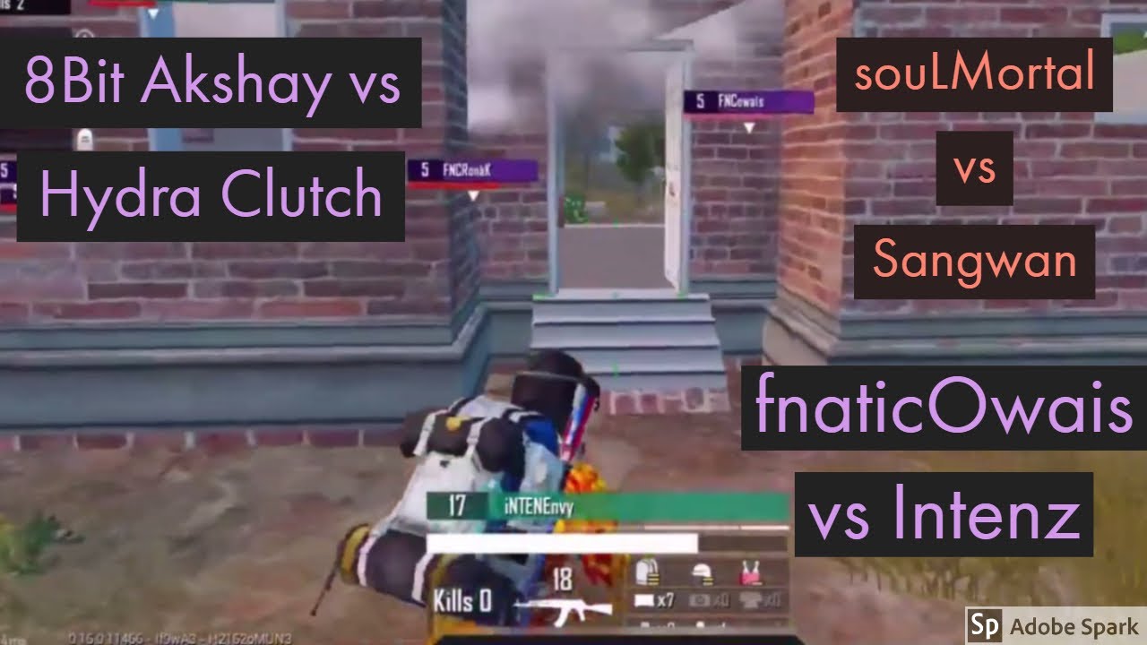 Fnatic Owais Clutch, 8Bit Akshay Clutch , souLMortal Last Circle Clutch