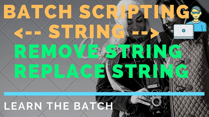 REMOVE AND REPLACE IN STRING // Batch Scripting Part -12- REMOVE AND REPLACE IN STRING