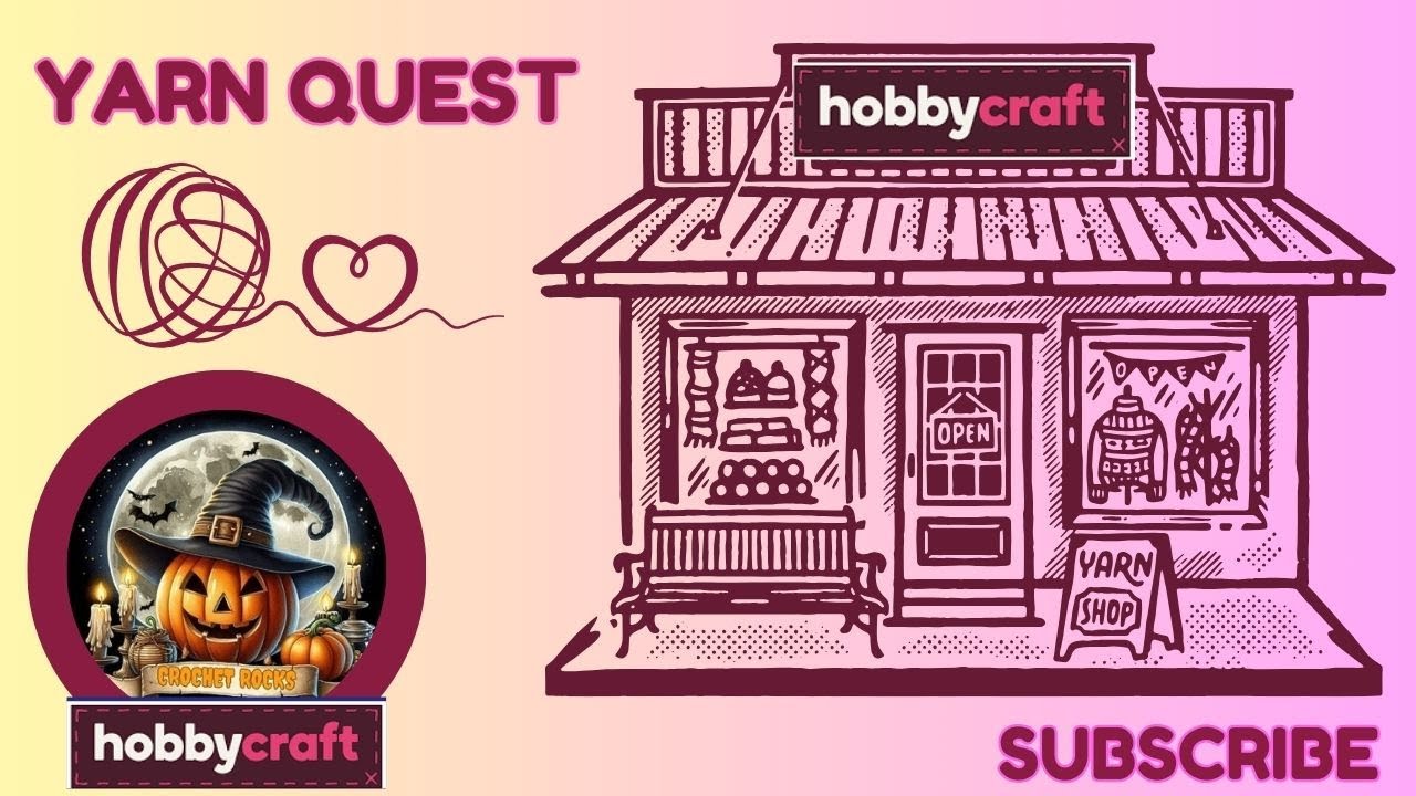 🧶Yarn Quest Shopping at HobbyCraft What Did I Buy?  with Crochet Rocks 