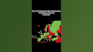 Day 2 Of Trying To Get A Subscriber From Every Country In Europe #shorts #fyp #map #mapping