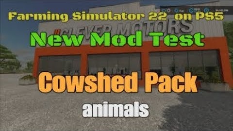 Cowshed Pack / New mod for all platforms on FS22