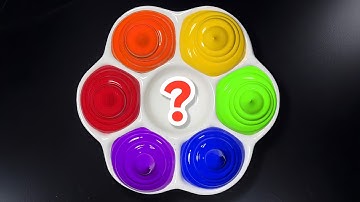 How to Create 7 Magical Colors from 3 Primary Colors || Satisfying Color Mixing.