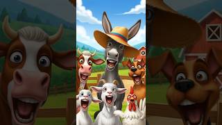 Funny Donkey with Hat 😂 | Cartoon Shorts | Animal Comedy
