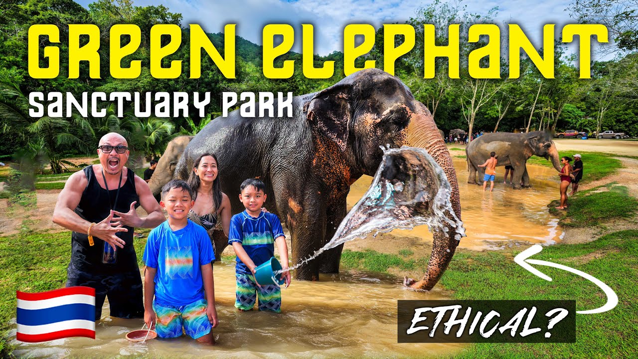Is the GREEN ELEPHANT Sanctuary Park Really Ethical? 🇹🇭 | VLOG 19